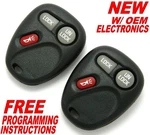 New Pair Chevy Keyless Remote Entry Fobs Transmitter 15732803 KOBUT1BT. Fixed Price $39.94.
