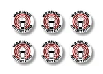 6 Warning Anti Theft System Armed 2'' Decals Car Stereo Alarm Tracking Stickers. Fixed Price $5.18.