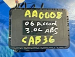 06-07 Honda Accord 3.0L Anti-lock Brake Part Modulator P/n: 57110-SDP-A34. Fixed Price $359.99.
