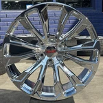 22" FR203 Chrome Wheels Gmc Yukon Sierra Chevy Tahoe Silverado Suburban Escalade. Fixed Price $1399.00.
