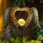 Leds Solar Heart Stake Lights For Garden Metal Warm White, Memorial Gift - Pe.... Fixed Price $38.30.