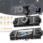 4LENS Car Dvr 360 Video Recorder 1080P Dash Cam Front Lh/rh Rear View. Fixed Price $36.09.