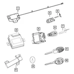 For Ram 1500 2013-2014 Mopar 56046939AI Keyless Entry Receiver. Fixed Price $416.58.