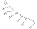 Genuine Mercedes-benz Electrical Wiring Harness 156-540-24-05. Fixed Price $29.25.