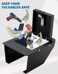Locking Center Console Safe Box Kit For Guns And Valuables - Various Models. Fixed Price $45.00.