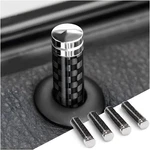 4PCS Carbon Fiber Auto Door Lock Pin Cover, Interior Vehicle Pull Black. Fixed Price $14.76.