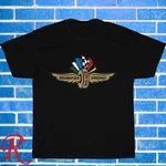 New Indianapolis Motor Speedway Black/grey/navy/white Size S-5XL Unisex T-shirt. Fixed Price $19.00.