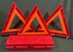 James King Co. Model 1005 Emergency Triangle Flare Kit 3 Pieces Box. Fixed Price $40.00.