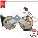 Horn Set, High And Low, W/ Bracket 2004-2008 Ford F-150 & Lincoln Mark Lt. Fixed Price $41.99.