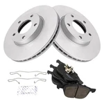 For Mazda 2007-2009 Trq BKA23998 Front Disc Brake Kit W Semi-metallic Pads. Fixed Price $96.77.