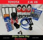 Ngk Wire -spark Plugs-belts-air-fuel-oil-kit 00-04 For Toyota Tundra V6 3.4L #02. Fixed Price $154.83.