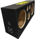 Speaker Enclosure Carpeted Mdf Fit 12" Midrange/woofers, 5.5",3.4" Tweeters/horn. Fixed Price $134.99.