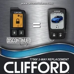 Clifford 7756X 2-WAY Lcd Replacement New Color Viper 7957V The 5606X. Fixed Price $189.99.