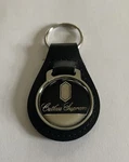 Oldsmobile Cutlass Supreme Keychain Fob Black Leather Emblem. Fixed Price $22.97.