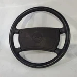 1991 Mercedes 560SEL Oem Black Leather Complete Steering Wheel Nice. Fixed Price $268.98.
