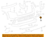 Toyota Oem 14-23 4RUNNER Bumper Components-reverse Sensor Retainer 893480E010A0. Fixed Price $15.47.