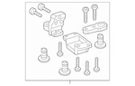 Genuine Mercedes-benz Repair Kit Holder 222-820-11-14. Fixed Price $91.00.