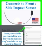 Fits Chevy Front Side Impact Sensor Connector Plug Wiring Pigtail Harness. Fixed Price $28.99.