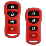 2X Keylessoption Fob For 2002 2003 2004 2005 2006 2007 2008 2-PACK, Red. Fixed Price $20.07.