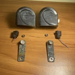04-08 Honda Pilot Horns Set UCH-263 UCL-254 High Low Tone Note Oem. Fixed Price $14.99.