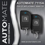 Pair Of Automate 7115A 1-BUTTON Remote Start 1-WAY Replacement Controls. Fixed Price $69.99.