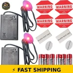 Extguds Fake Car Alarm - Red Led Light, 2 Pack With Batteries. Fixed Price $41.99.
