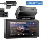 4K Dash Front And Rear Camera Car Dvr Video Recorder +128GB Tf Wifi App. Fixed Price $69.99.