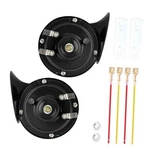 2PCS 12V Loud Car Horn With Installation Tools,upgraded 300DB Motorcycle Black. Fixed Price $24.26.