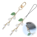 Qfgasre 2PCS Cute Phone Charms Aesthetic Y2K Lily Of Size, White. Fixed Price $10.38.