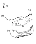Genuine Mopar Rear Fascia Wiring 68199791AB. Fixed Price $30.48.