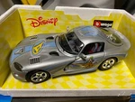Bburago Goofy Disney Collection Dodge Viper Gts 1/18 Scale Made Italy. Fixed Price $59.99.