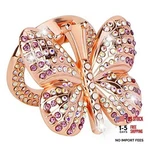 Car Start Stop Button Cover Butterfly Rhinestones Cute Ignition Rose Gold. Fixed Price $22.78.
