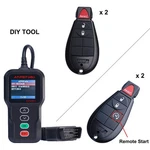 For 2014 2015 2016 2017 Jeep Cherokee Remote Car Key Fob GQ4-53T +programmer. Fixed Price $103.55.