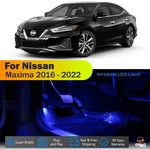 10 Ultra Blue Led Lights Interior Package Kit For 2016 - 2022 Nissan Maxima. Fixed Price $14.15.