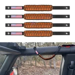 Front & Rear Roll Bar Grab Handles Ford Bronco 21-25 W/usa Flag Style Orange. Fixed Price $24.29.