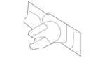 Genuine Volkswagen Park Sensor Bracket 5G0-919-491. Fixed Price $32.21.