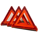 Grote Safety Triangles Emergency Warning Device 71222 With Carry Storage Case. Fixed Price $26.00.