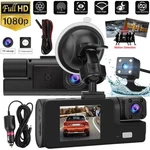 Car Dual Lens Dash Hd 1080P Front/rear/inside Video Recorder Camera G-sensor. Fixed Price $12.49.