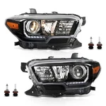 For 2016-2022 Toyota Tacoma Trd W/ Led Drl Black Projector Headlights Headlamps. Fixed Price $133.04.