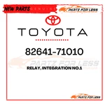 82641-71010 Toyota Genuine Relay, Integration NO.1 8264171010 New Oem. Fixed Price $167.99.