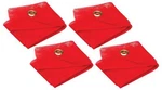 4 Lot Roadpro 1616G Safety Warning Mesh Flags With Grommets 16"X - Red. Fixed Price $30.95.