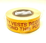 Brady Y542672 Safety Vests Required Tape 100' Roll (free Shipping) P30A. Fixed Price $85.00.