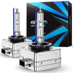 Marsauto Hid Xenon Bulbs 600% 30000LM Brightness 6500K Cool D3S, White. Fixed Price $71.72.