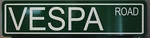 Vespa Road Metal Street Sign Italian Scooter Motorbike Garage Man Cave. Fixed Price $21.95.