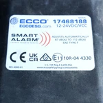 Ecco Smart Alarm Siren & 17468188 12-24VDC/VCC Sae Type F. Fixed Price $29.95.