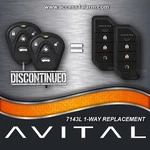 Directed 4X05 Pair Of 7143L 4-BUTTON Remote Controls Upgraded Avital 7147L. Fixed Price $79.99.