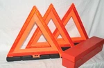 Dietz 8-250 Emergency Warning Triangle Reflector Flare Kit Set 3 Sate-lite Base. Fixed Price $45.00.