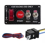 Bartoo Racing Car Ignition Switch Panel, Dc 12V 4 Engine Start Push .... Fixed Price $21.53.