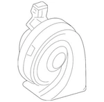 Genuine Land-rover High Note Horn YEB500170. Fixed Price $99.62.