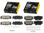 Front And Rear Premium Ceramic Brake Pads Kit For 2007-2017 Toyota Camry ES350. Fixed Price $23.52.